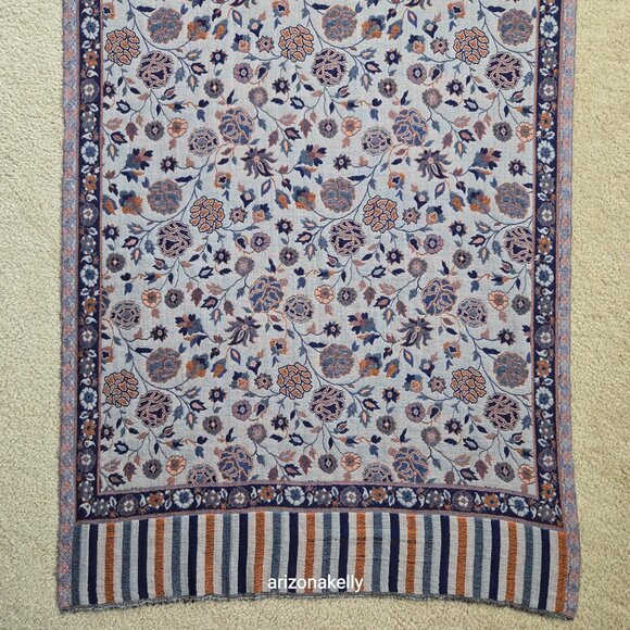 NWOT Cashmere Jacquard Jamawar Scarf Shawl - Picture 3 of 15